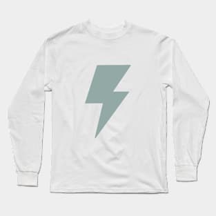 Green Lightning Bolt Long Sleeve T-Shirt